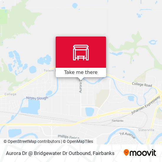 Aurora Dr @ Bridgewater Dr Outbound map