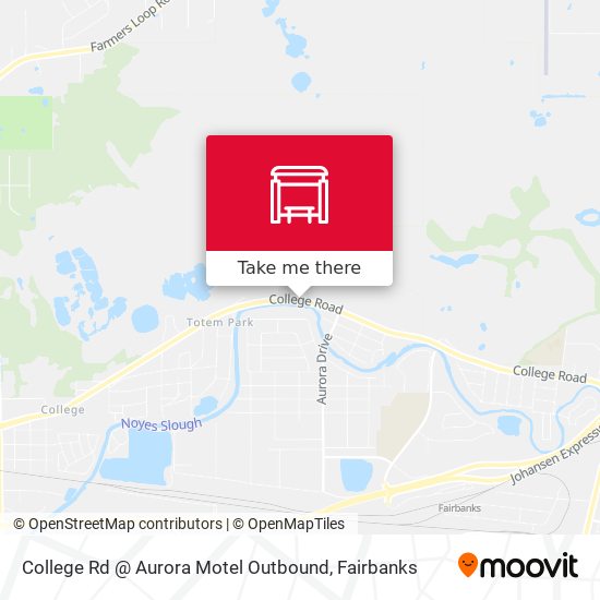 Mapa de College Rd @ Aurora Motel Outbound