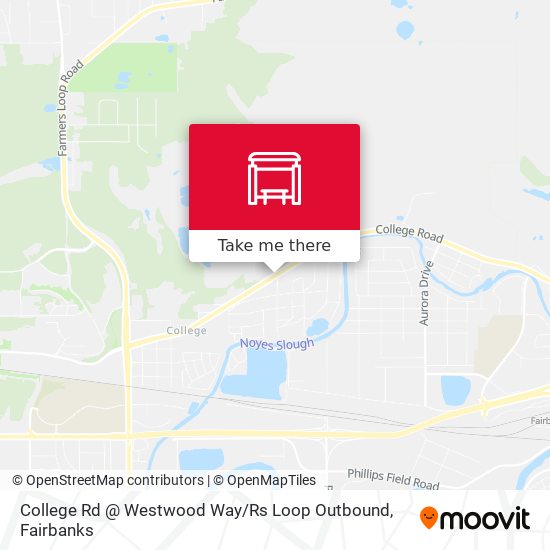 Mapa de College Rd @ Westwood Way / Rs Loop Outbound