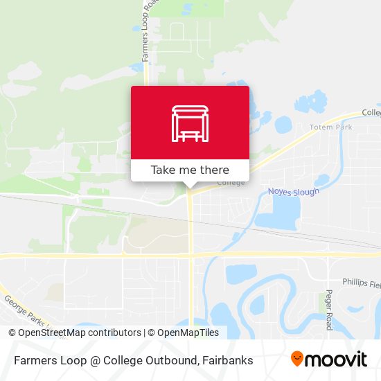 Mapa de Farmers Loop @ College Outbound