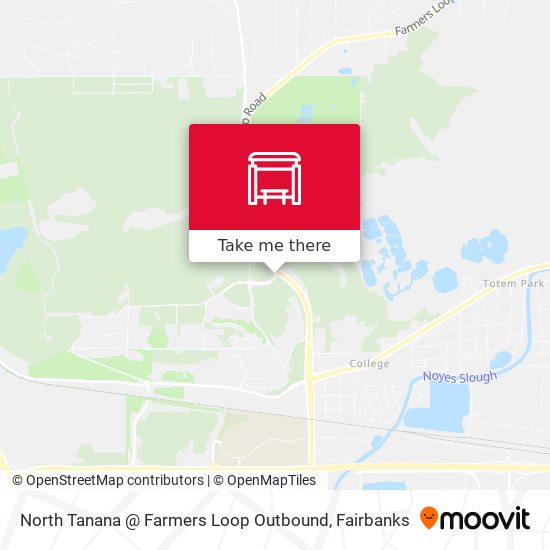 North Tanana @ Farmers Loop Outbound map