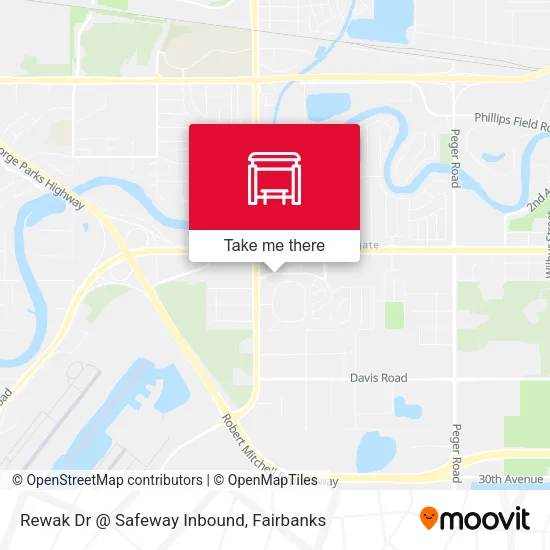 Mapa de Rewak Dr @ Safeway Inbound
