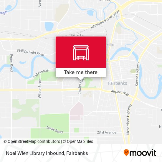 Mapa de Noel Wien Library Inbound