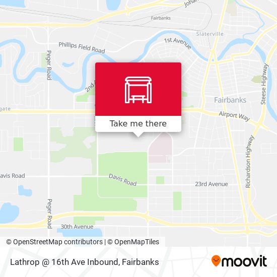 Mapa de Lathrop @ 16th Ave Inbound