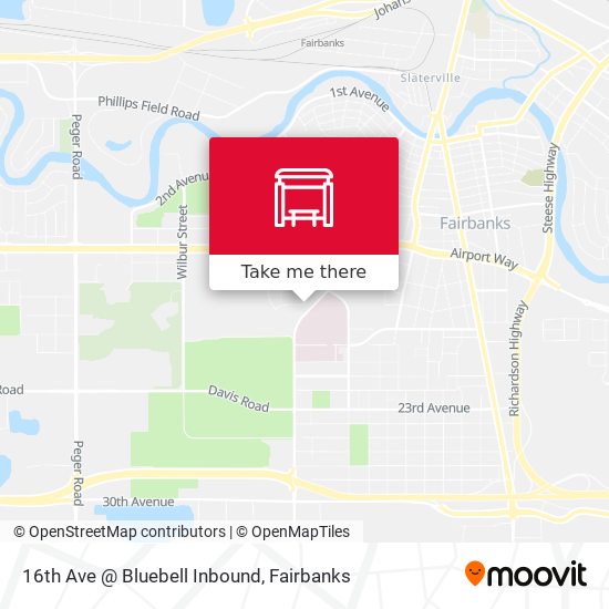 Mapa de 16th Ave @ Bluebell Inbound