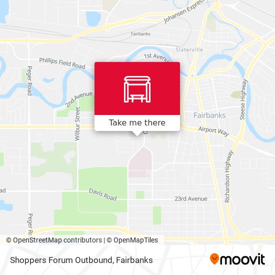Shoppers Forum Outbound map
