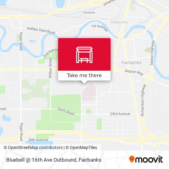 Mapa de Bluebell @ 16th Ave Outbound