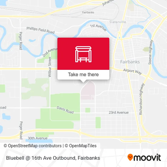Mapa de Bluebell @ 16th Ave Outbound