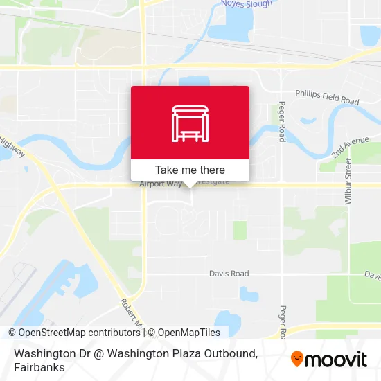 Mapa de Washington Dr @ Washington Plaza Outbound