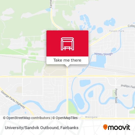 Mapa de University/Sandvik Outbound