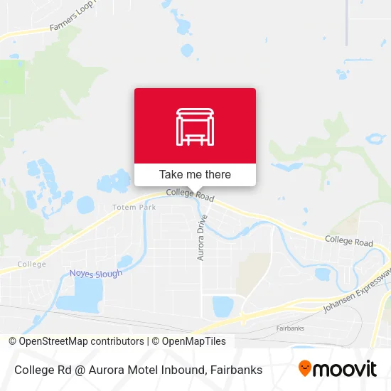 Mapa de College Rd @ Aurora Motel Inbound
