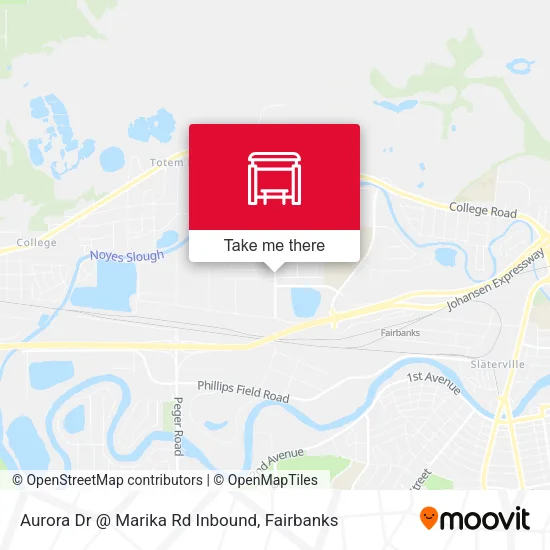Mapa de Aurora Dr @ Marika Rd Inbound