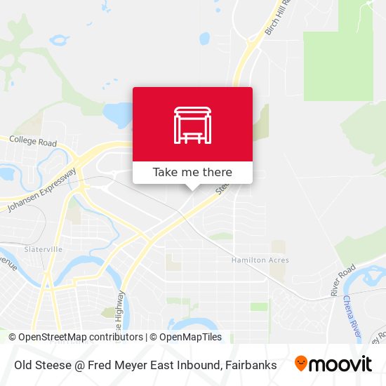 Mapa de Old Steese @ Fred Meyer East Inbound