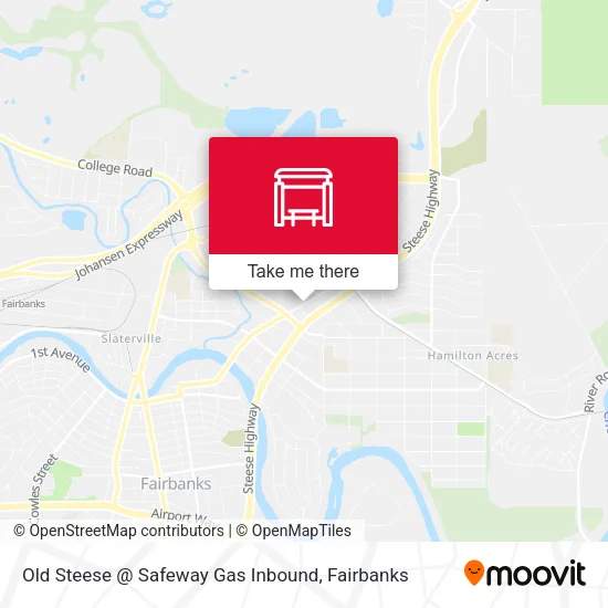 Mapa de Old Steese @ Safeway Gas Inbound