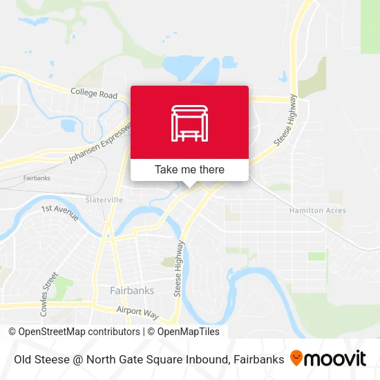 Mapa de Old Steese @ North Gate Square Inbound