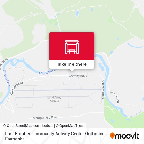 Last Frontier Community Activity Center Outbound map