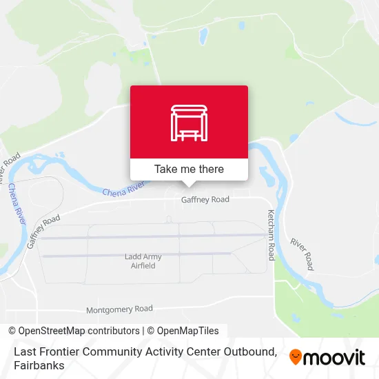 Last Frontier Community Activity Center Outbound map