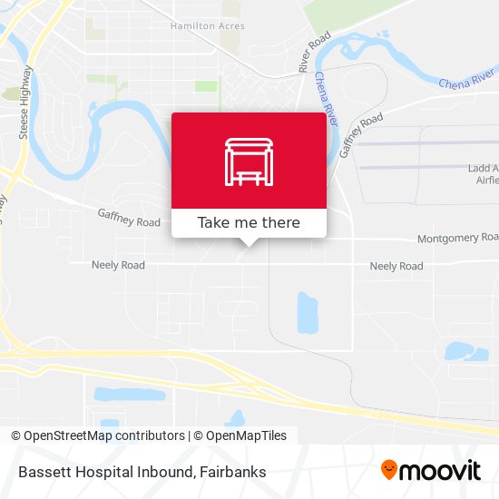 Bassett Hospital Inbound map