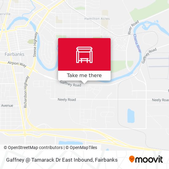 Gaffney @ Tamarack Dr East Inbound map