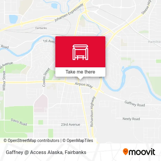 Mapa de Gaffney @ Access Alaska