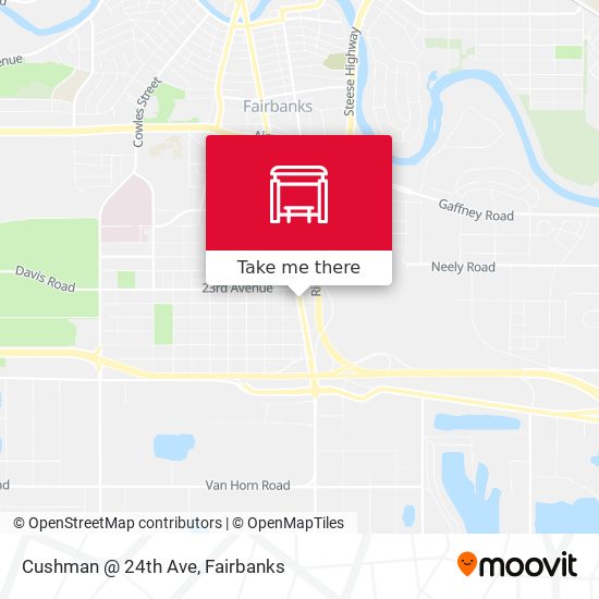 Cushman @ 24th Ave map