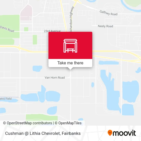 Mapa de Cushman @ Lithia Chevrolet