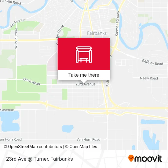 Mapa de 23rd Ave @ Turner