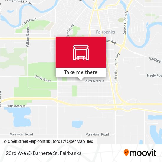 23rd Ave @ Barnette St map