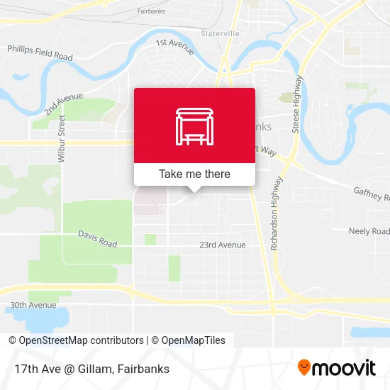 Mapa de 17th Ave @ Gillam