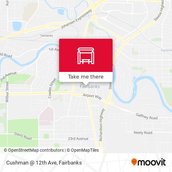 Cushman @ 12th Ave map
