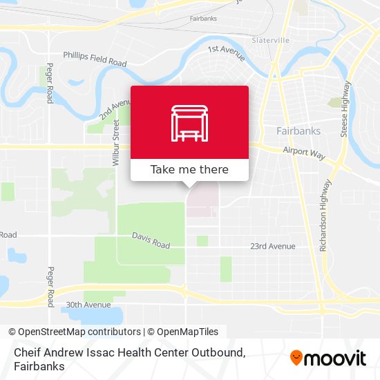 Mapa de Cheif Andrew Issac Health Center Outbound