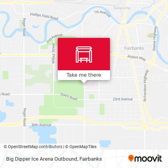 Mapa de Big Dipper Ice Arena Outbound