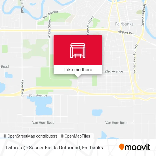 Mapa de Lathrop @ Soccer Fields Outbound