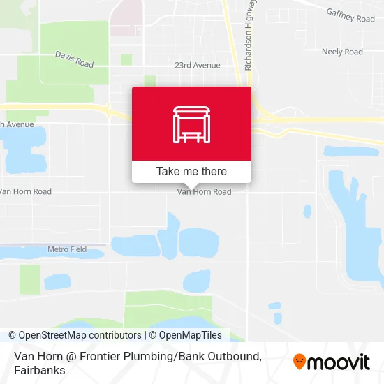 Mapa de Van Horn @ Frontier Plumbing / Bank Outbound