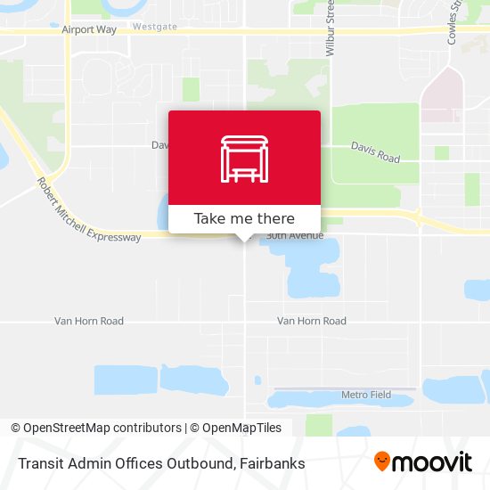 Transit Admin Offices Outbound map