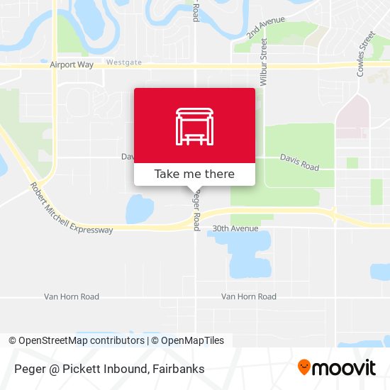 Peger @ Pickett Inbound map