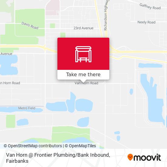 Mapa de Van Horn @ Frontier Plumbing / Bank Inbound