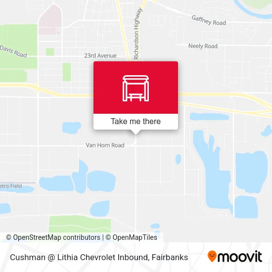 Mapa de Cushman @ Lithia Chevrolet Inbound