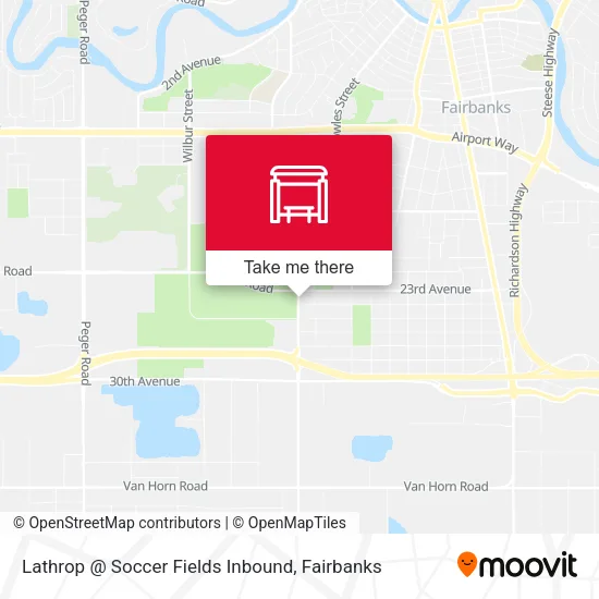 Mapa de Lathrop @ Soccer Fields Inbound