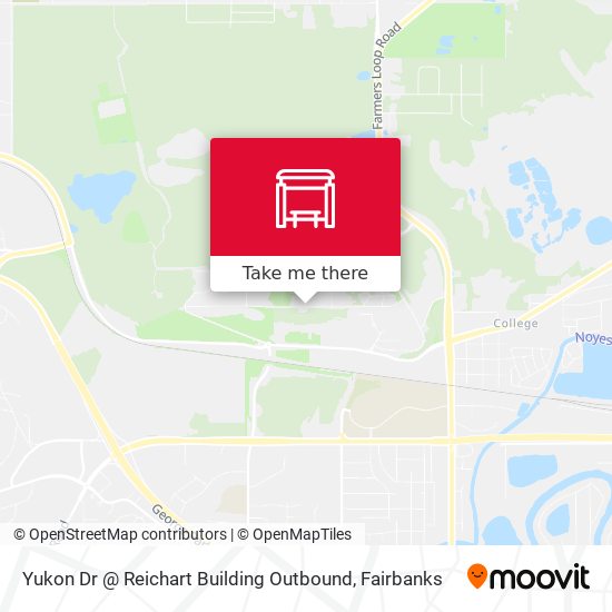 Yukon Dr @ Reichart Building Outbound map