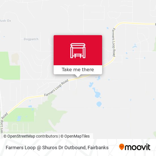 Farmers Loop @ Shuros Dr Outbound map