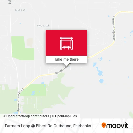 Mapa de Farmers Loop @ Elbert Rd Outbound