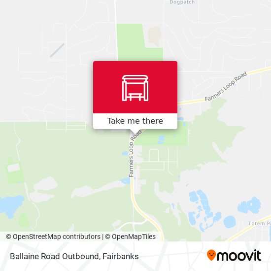 Ballaine Road Outbound map