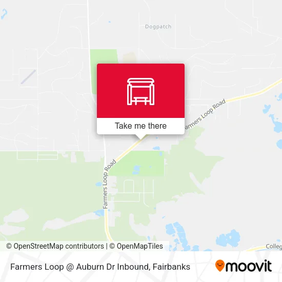 Mapa de Farmers Loop @ Auburn Dr Inbound