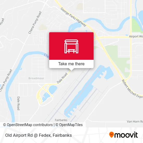 Mapa de Old Airport Rd @ Fedex
