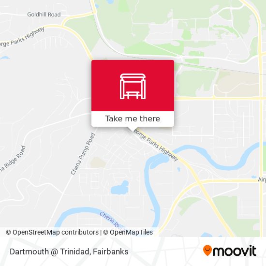 Dartmouth @ Trinidad map