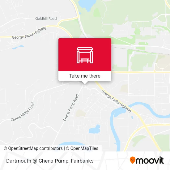 Mapa de Dartmouth @ Chena Pump