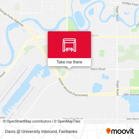 Mapa de Davis @ University Inbound