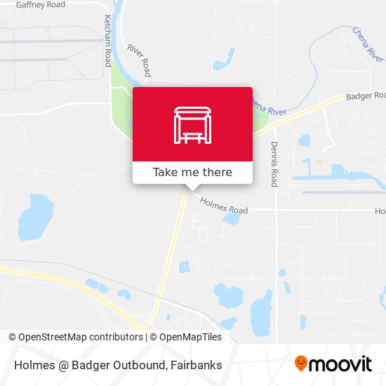 Holmes @ Badger Outbound map