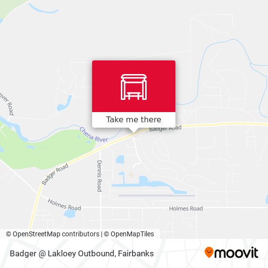 Badger @ Lakloey Outbound map